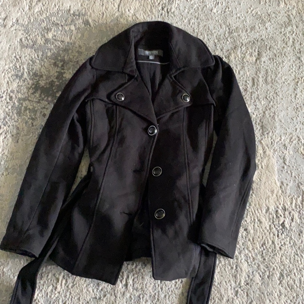 Kenneth Cole black coat. Small
